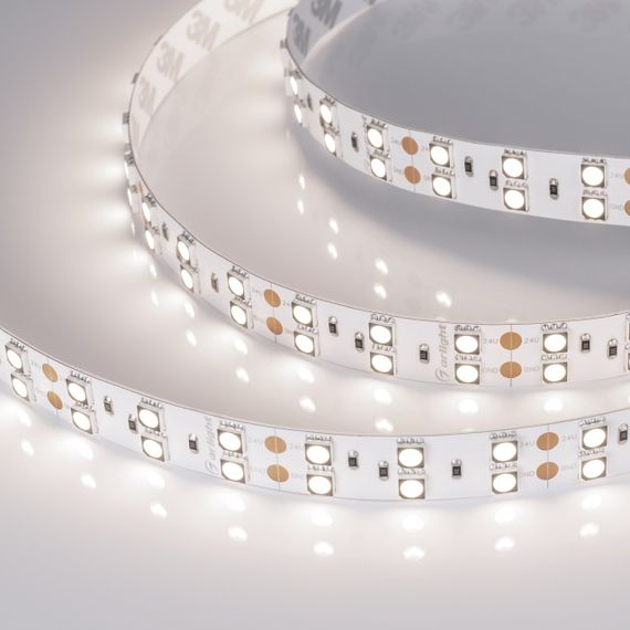 Светодиодная лента Arlight 28,8W/m 120LED/m 5060SMD дневной белый 5M RT-B120-15mm 24V Day4000 021469(2)