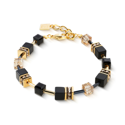 Браслет Coeur de Lion Black-Gold 4018/30-1316