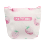 Косметичка "Клубника", 12*8,5см, 4 вида микс