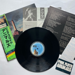 Винтажная виниловая пластинка LP Pink Floyd Animals (Япония 1977) (Оби, Стикер)