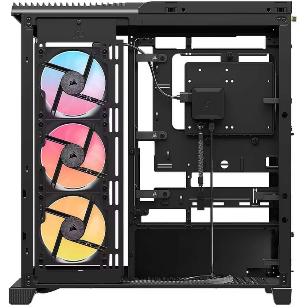 Корпус Corsair Frame 4500X LX-R RGB iCUE LINK, Midi-Tower, E-ATX, ATX, mATX, mITX, Black, без БП