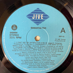 Винтажная виниловая пластинка LP Samantha Fox (Югославия 1987)