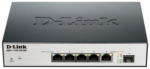 D-link DGS-1100-06/ME/A1B черный