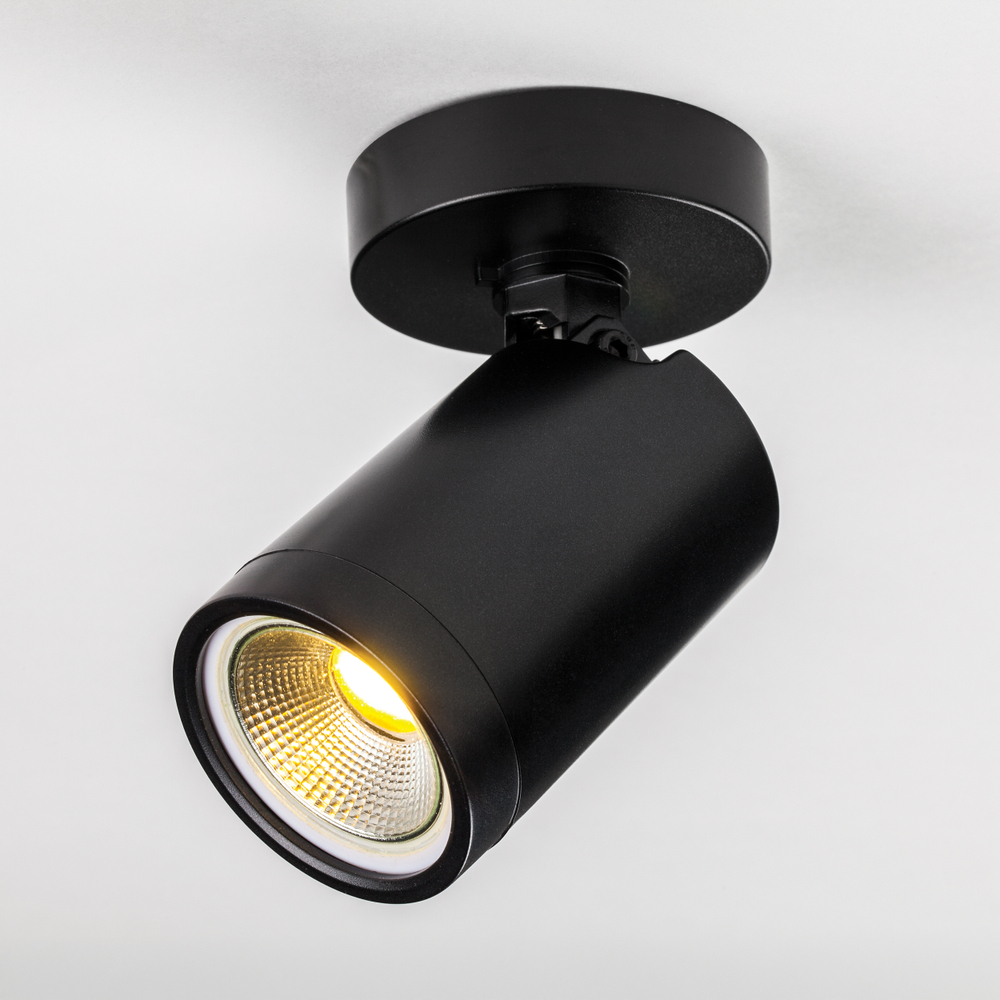213407 Светильник PVC д/LED-ламп 9402xx GU10 RULLO ЧЕРНЫЙ