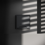 Розетка встраиваемая VOLTUM S70 с заземлением, защитными шторками и крышкой 16А, (графит)