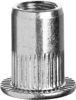 ЗУБР М8, станд. бортик, 250 шт, стальные резьбовые заклепки с насечками, Профессионал (31317-08)