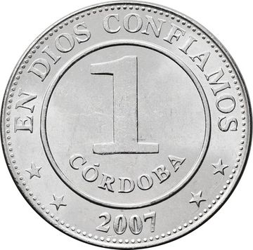 1 кордоба 2007 Никарагуа