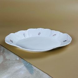 Lenardi 109-206 Овальное блюдо 22х17х3см КРОКУС в под.уп.(х24)Фарфор