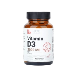 Витамин D3 2000 МЕ Litte Life Lab, 120 капсул