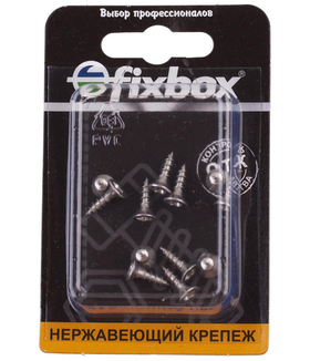 Саморезы универсальные нержавеющие 3,5х12 (12 шт) Fixbox 566040