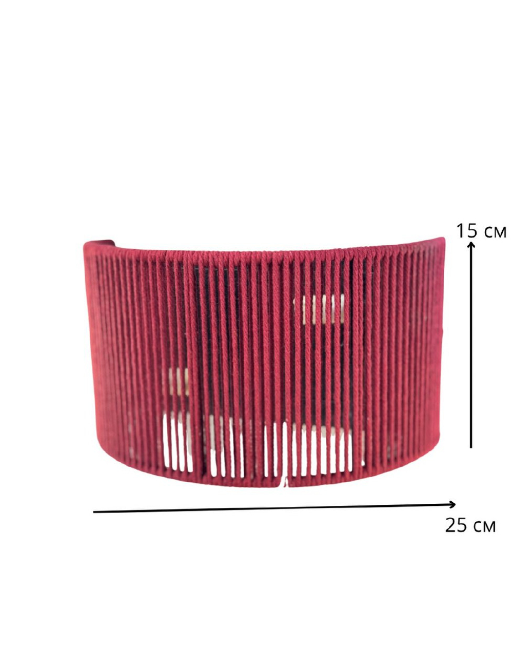 Плетенная настенная бра в акцентом цвете 😍