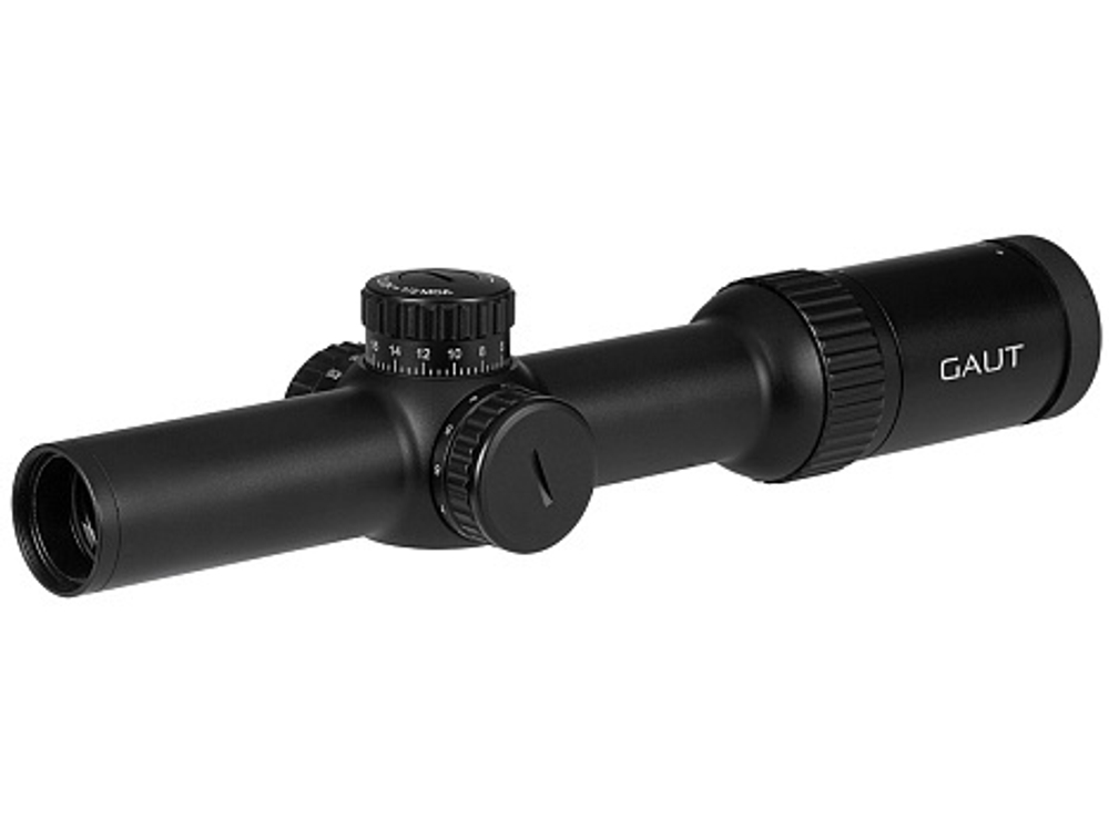 Прицел Gaut  Obsidian 1-8x24, сетка X2, подсветка точки