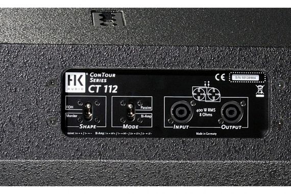 HK AUDIO CT 112 CONTOUR Mid/High пассивная АС, 1800Вт, динамик 12 дюймов
