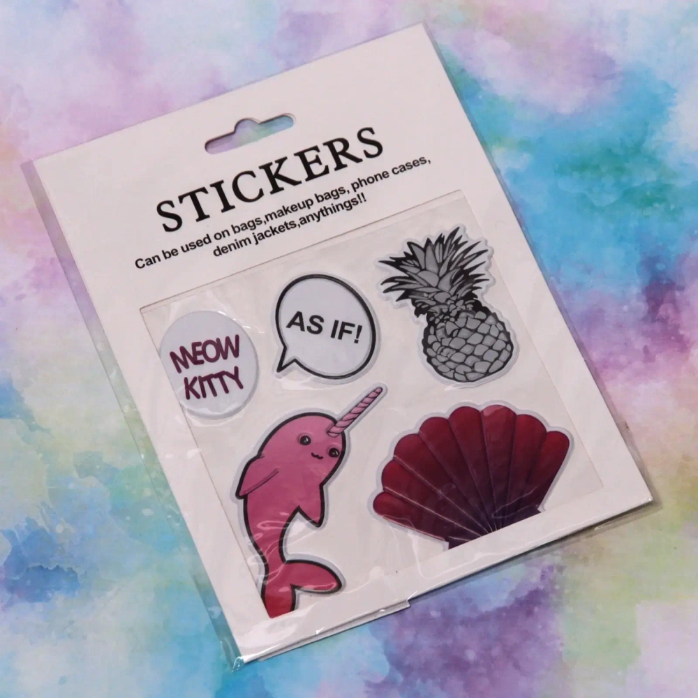 Наклейки декоративные в наборе 15*11см «Stickers» BCP-009