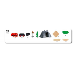 Brio - Trains &amp; Vehicles Набор с поездом на пару на батарейках 36017