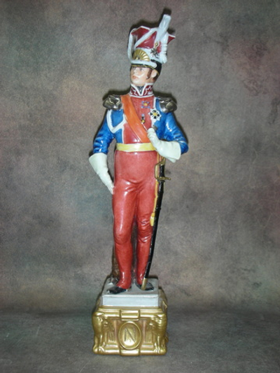 Статуэтка. Фарфор. Гусар. Солдат Улан. Capodimonte. Merli. Италия