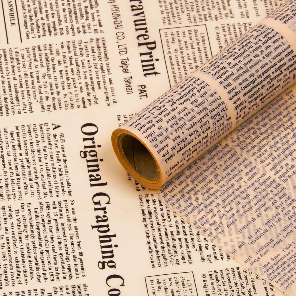 Пленка &quot;Английская газета&quot; 58*10м АБРИКОС