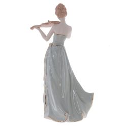 GAEM Фигурка декоративная "Девушка со скрипкой", L18,5 W11,5 H34 см