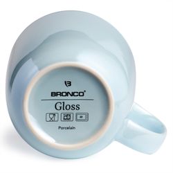 НАБОР КРУЖЕК BRONCO "GLOSS" 2 ШТ. 400 МЛ МИКС