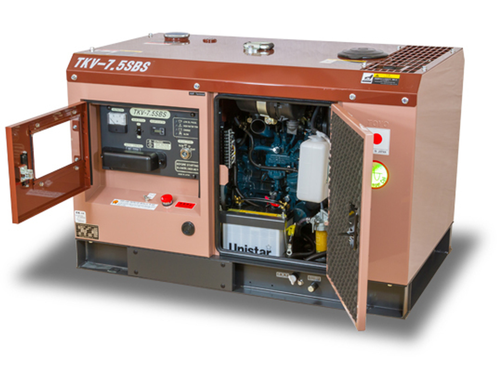 Дизельный генератор TOYO TKV 7,5 SBS