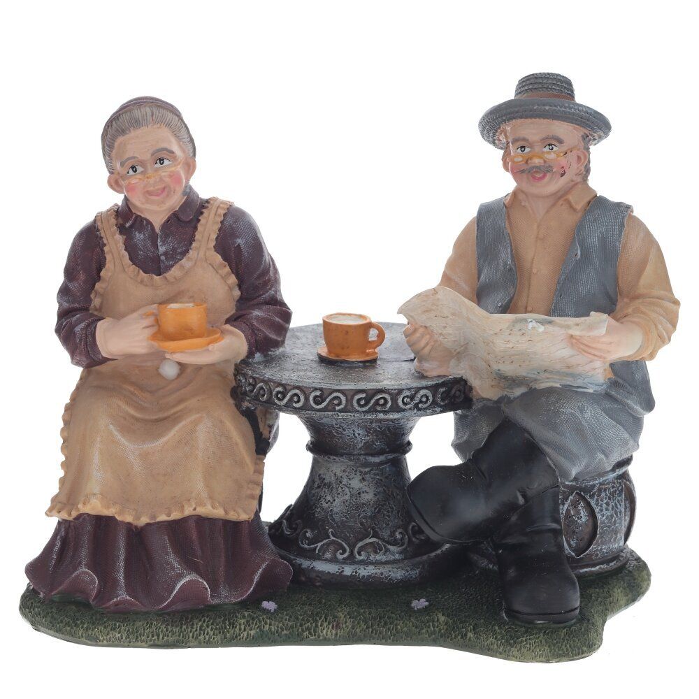 GAEM Фигурка декоративная "Бабушка с дедушкой", L20 W11 H17 см, 2в.
