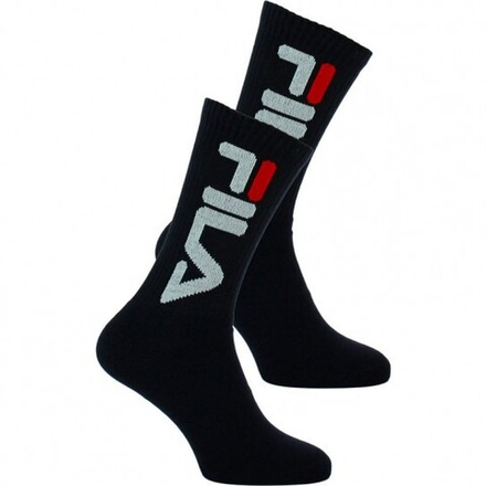Теннисные носки Fila Unisex Tennis Plain Socks 2P navy