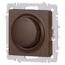Светорегулятор Intro Accent 6-401-10 поворотный, 600Вт 230В, IP20, СУ, венге