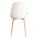 Стул BREEZE (mod. JSC-58) Велюр/металл , 44 х 53 х 86 см, Light beige (светло-бежевый) HLR1 / натуральный