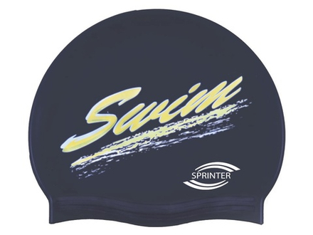 Шапочка для плавания  SPRINTER :ТН  (Чёрный)