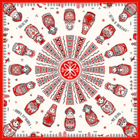Платок «Матрешки. Мезень»
