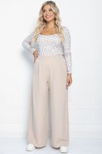 Брюки Дива (бежевые) Б10889 LT Collection