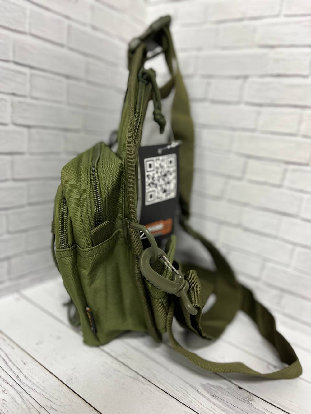 Сумка плечевая / олива