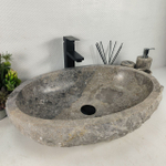 Раковина из мрамора Erozy Grey EM-64665 62*42*15 0189