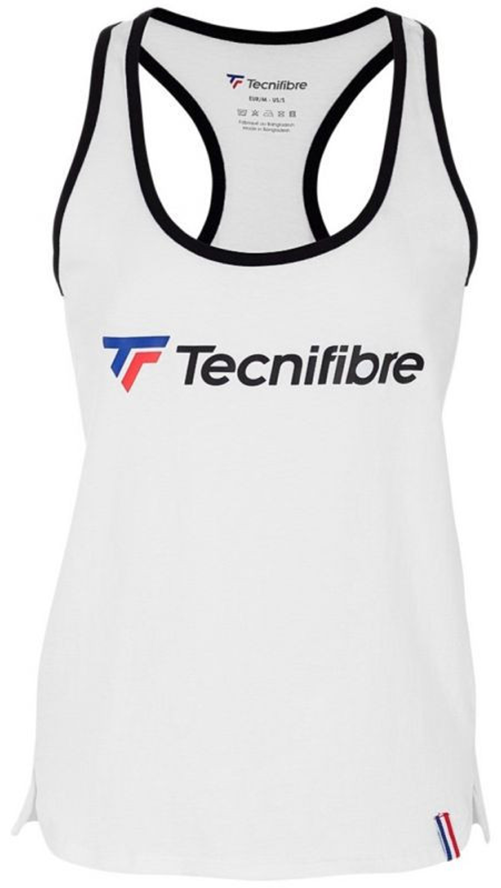 Футболка для девочки теннисная Tecnifibre Lady Cotton Top Jr - белый