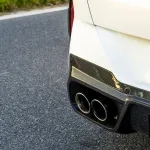 Карбоновый диффузор заднего бампера Sooqoo для BMW X3 G45 2025 БМВ аэродинамический тюнинг