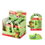 Точилка DELI "Magic Zoo Крокодил", пластиковая, 1 отверстие, зеленая