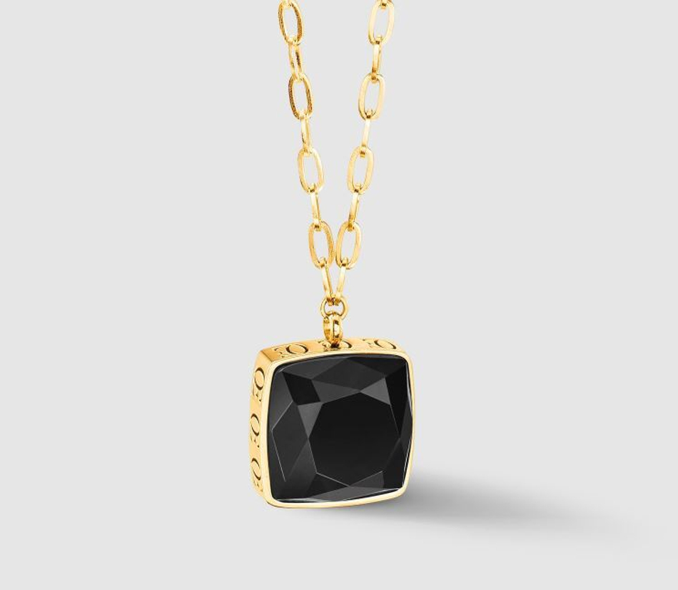 Колье Coeur de Lion Black-Gold 1201/10-1316