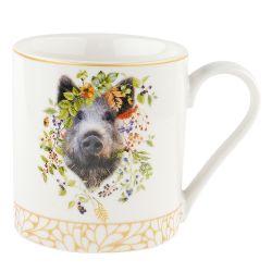 Кружка фарфоровая "Вепрь" v=480мл. (3вида) (подарочная упаковка)