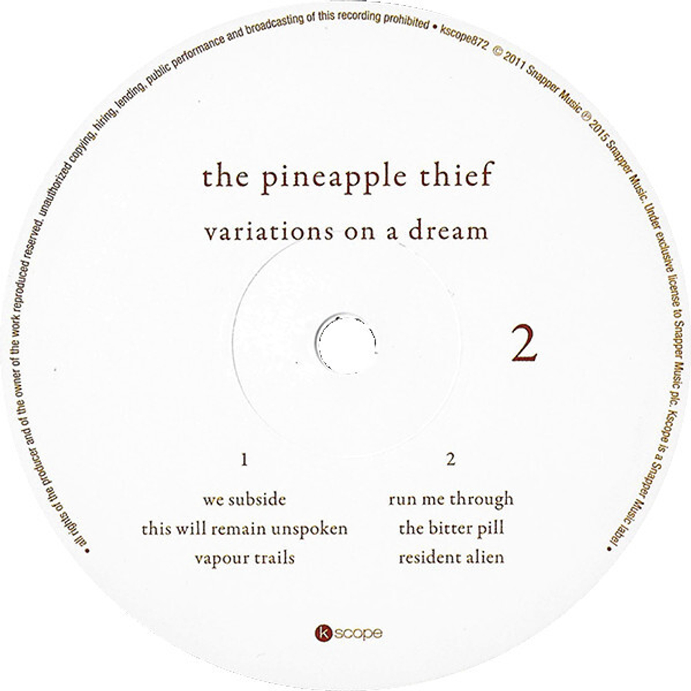 The Pineapple Thief / Variations On A Dream (2LP)
