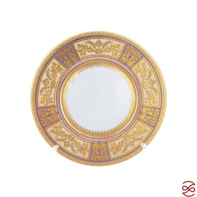 Falkenporzellan Diadem Violet Creme Gold