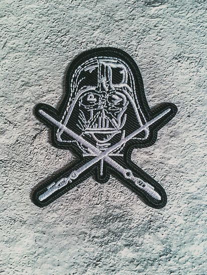 Нашивка термоаппликация на одежду и на рюкзак.  Дарт Вейдер / Звездные войны
