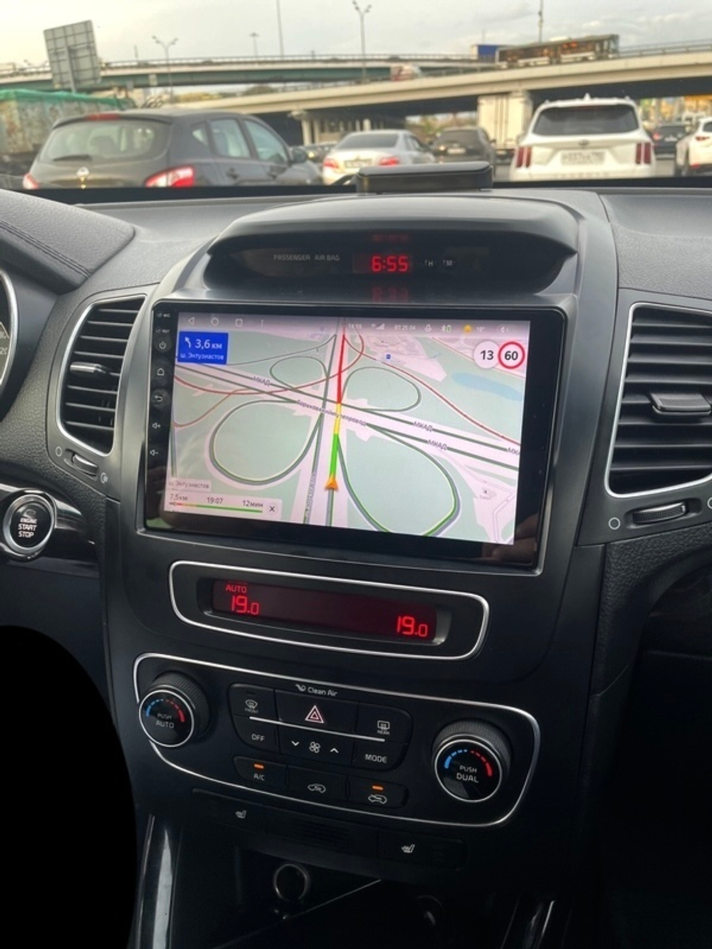 Магнитола для KIA Sorento 2 XM 2012-2020 (отдельный экран климата, без штатной КЗВ) - Teyes CC3L монитор 9" IPS на Android 10, 8-ядер, CarPlay, 4G SIM-слот