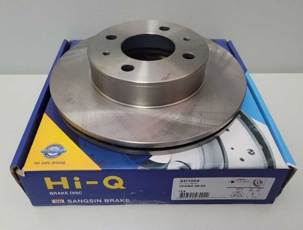 Диск тормозной передний Hyundai Accent (Тагаз) (241x19) (Sangsin)