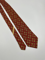 Галстук тёмно-красный Salvatore Ferragamo