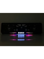 Рамка для номера с подсветкой. BMW Абстракции