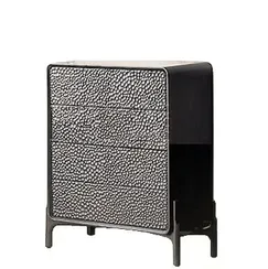 Комод G38, 85х98 см, черный шпон ясеня