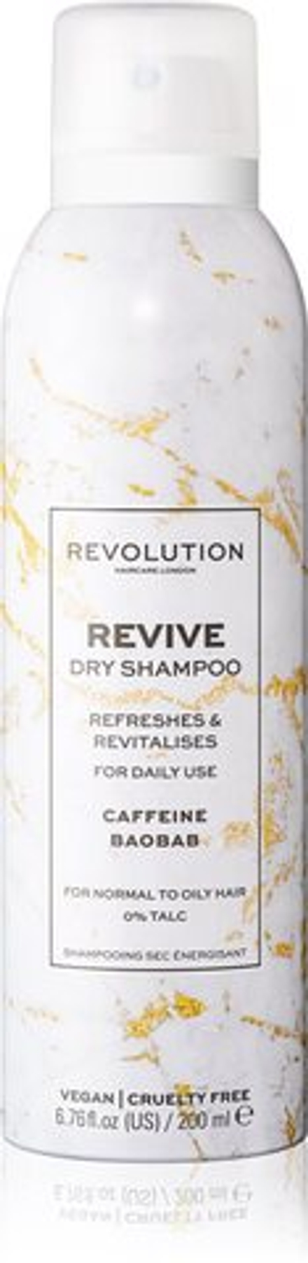 Revolution Haircare Dry Shampoo Revive - освежающий сухой шампунь с кофеином /   200  ml  / GTIN 5057566455046