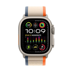 Apple Watch Ultra 2 49 mm Titanium Case Orange/Beige Trail Loop (M/L)
