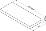 Столешница под раковину Ravak Formy I 120 X000000847 Темный орех