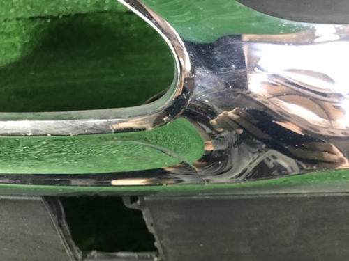 Накладка юбки заднего бампера Mercedes GLC X253 (2015-2019)